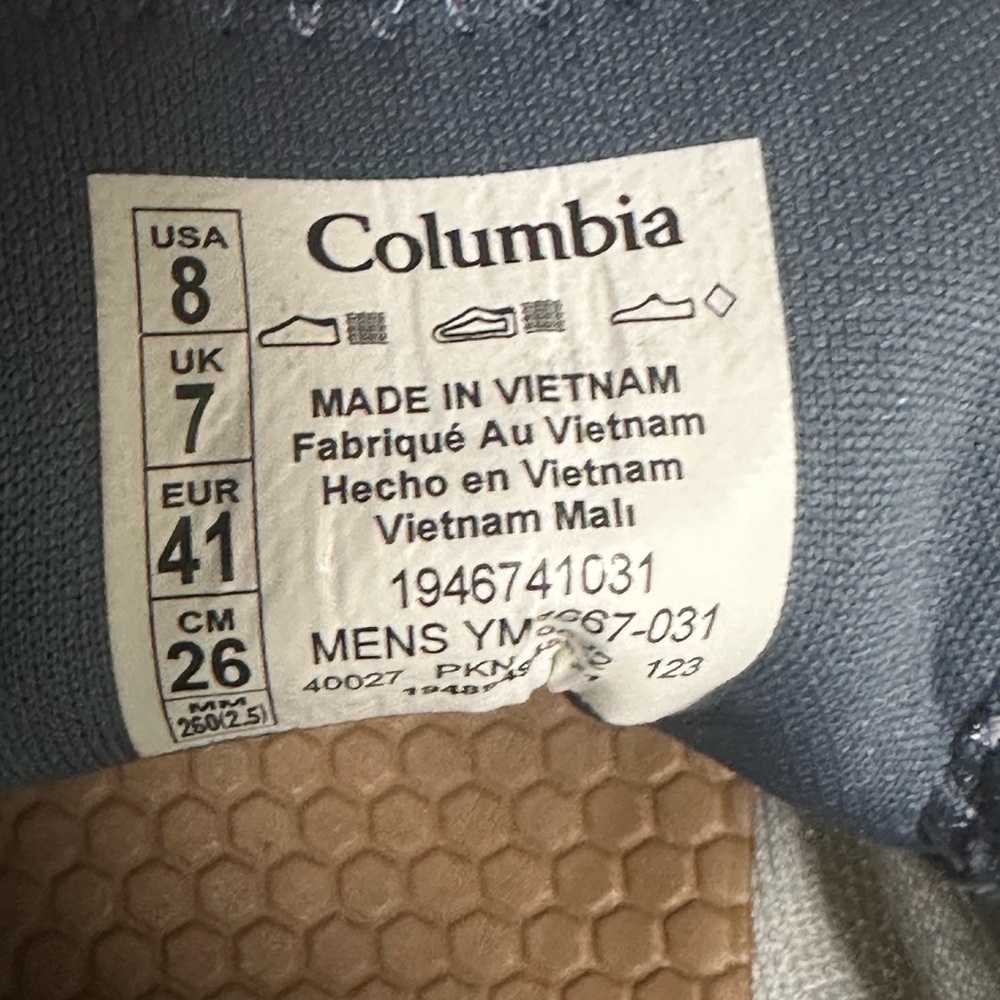 Columbia Men's Distant Water PFG Shoes
Size 8 - Picture 8 of 9